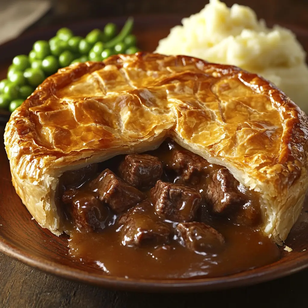 Family Size Steak & Kidney Pie