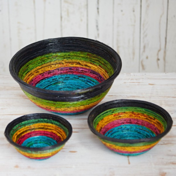 Recycled Newspaper Bowls – Sustainable Paper Bowls