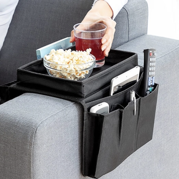 sofa tray control drink holder gift luxury