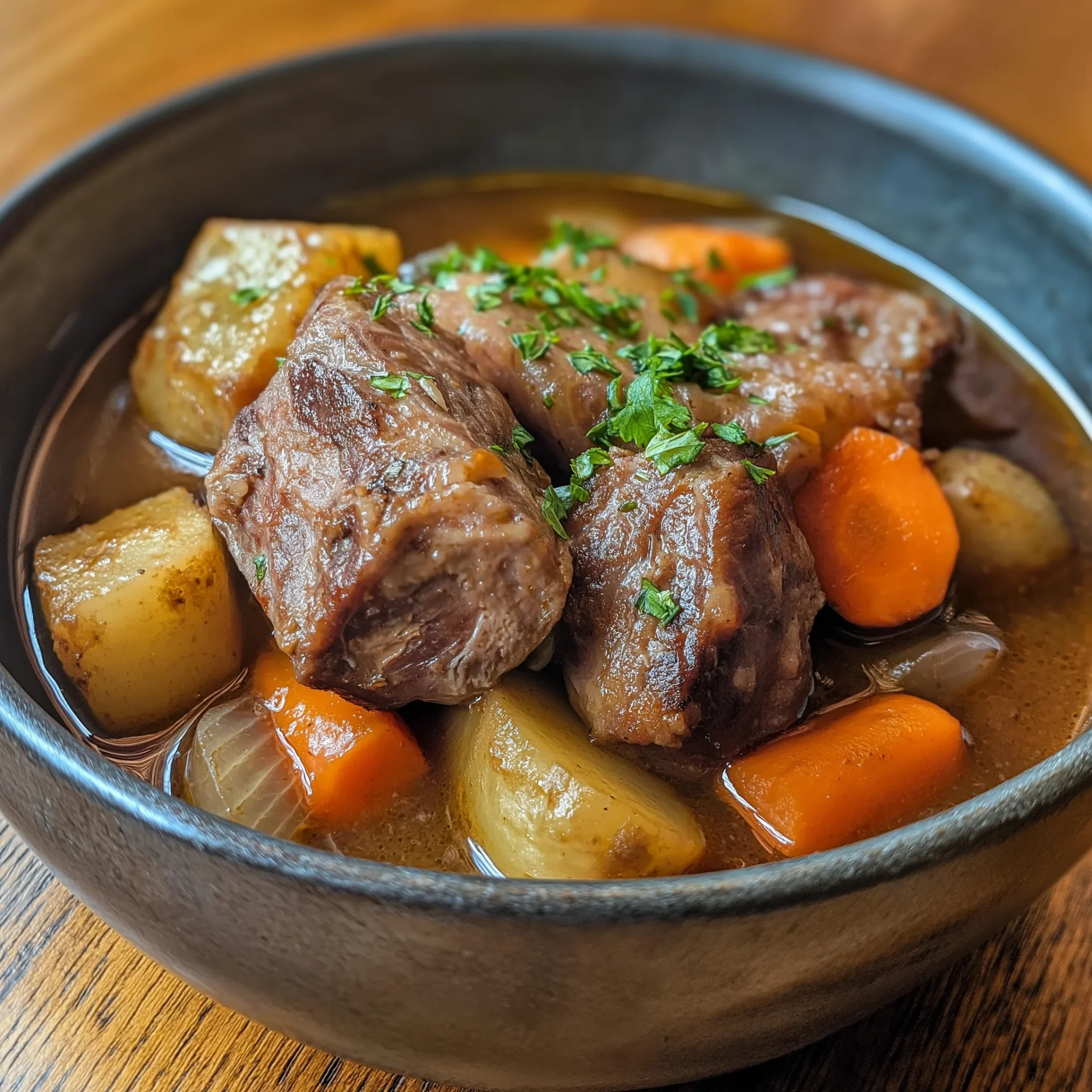 Tender pieces of lamb stewing neck