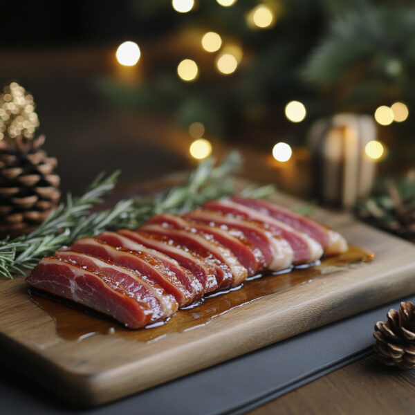 The Black Farmer Rindless Smoked Middle Bacon 300g