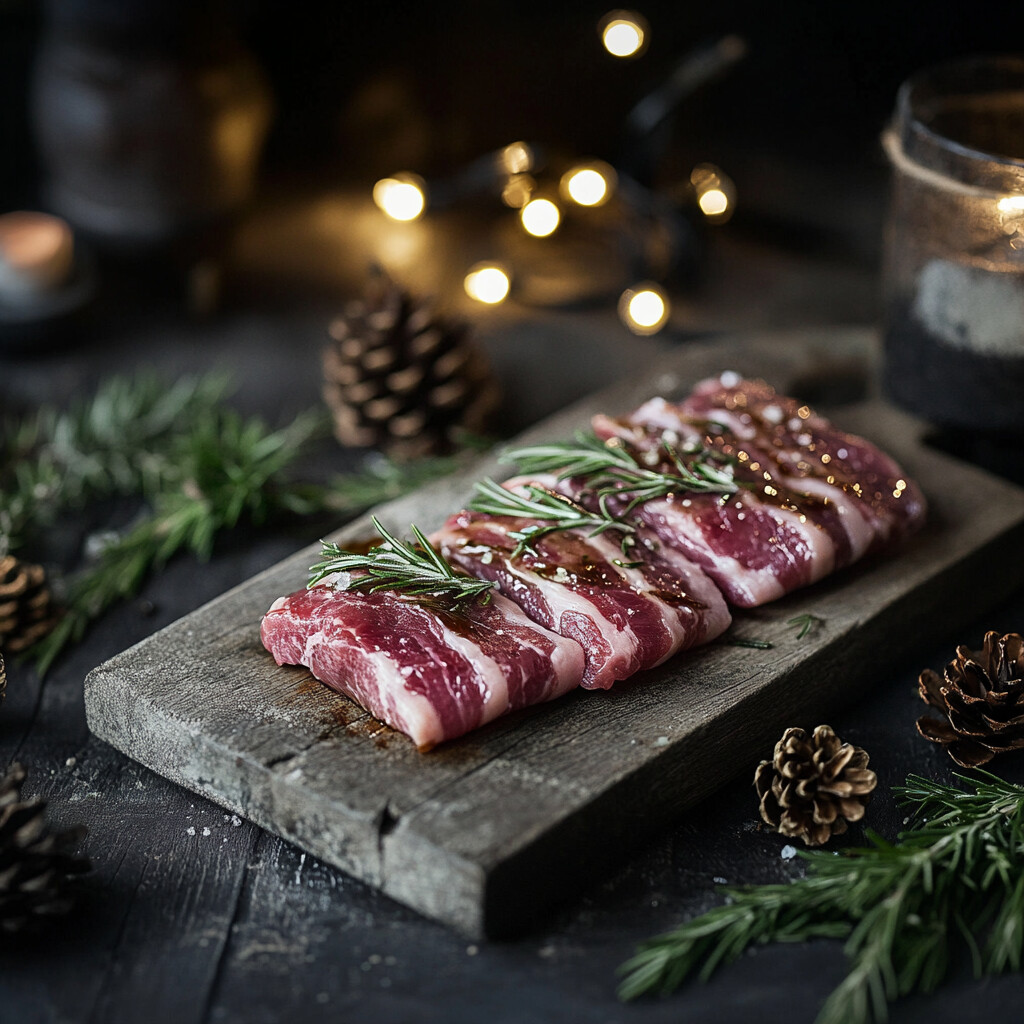 The Black Farmer Unsmoked Bacon Steaks (2 x 100g)
