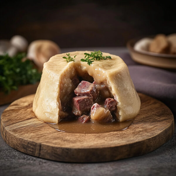 Kentish Steak and Stilton Suet Pudding 400g