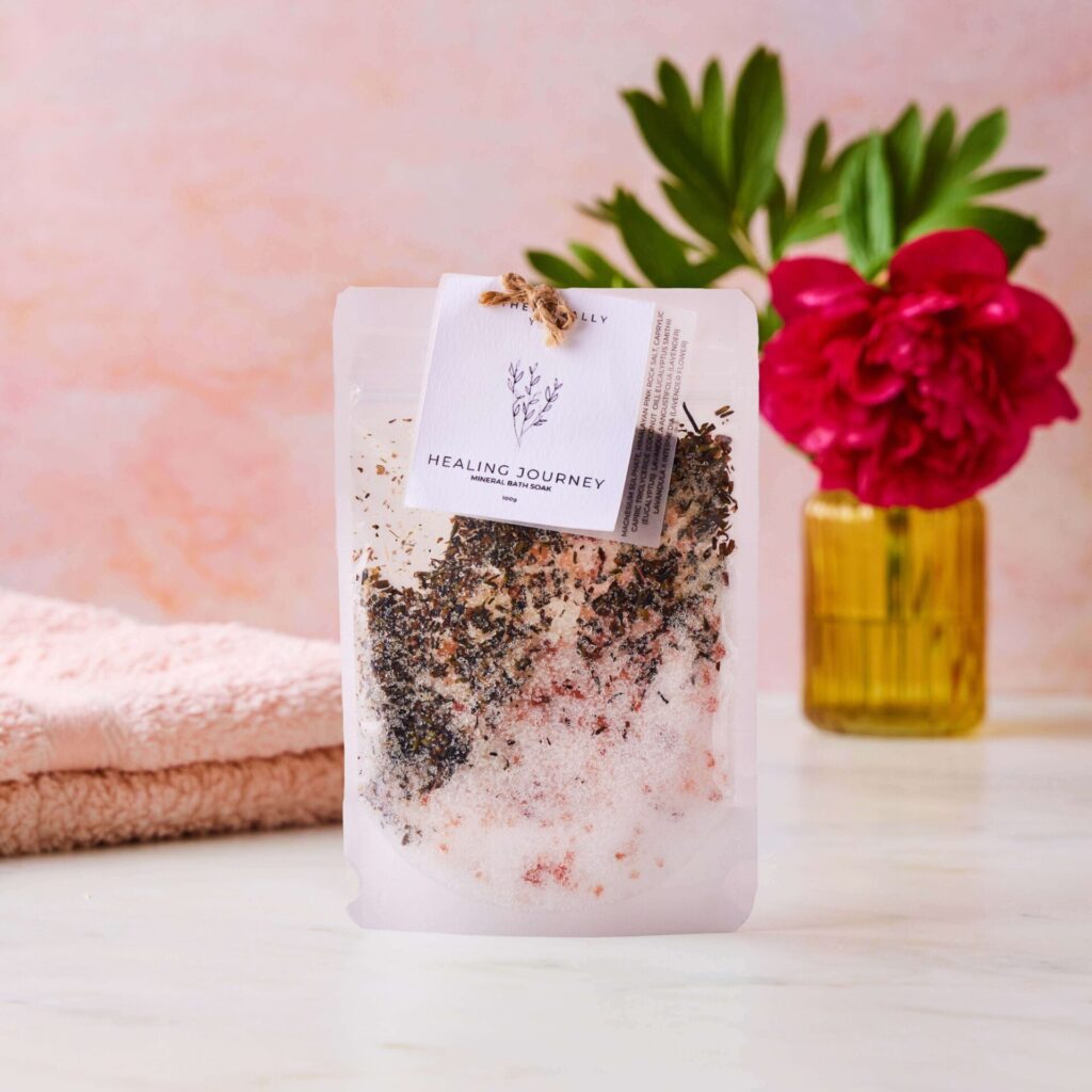 healing bath salts gift