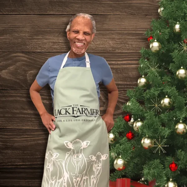 The Black Farmer Cotton Apron – Green