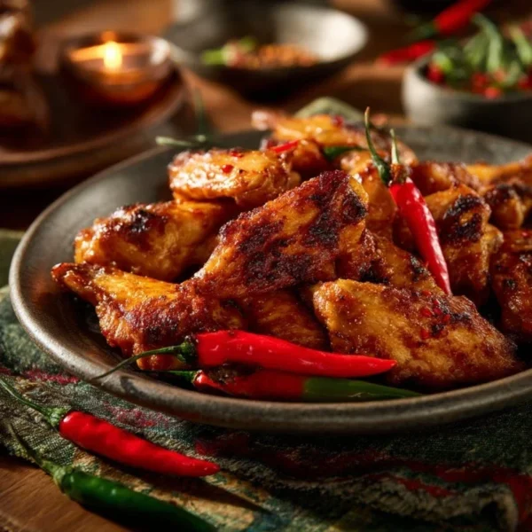 HOT AND SPICY CHICKEN WINGS 500G
