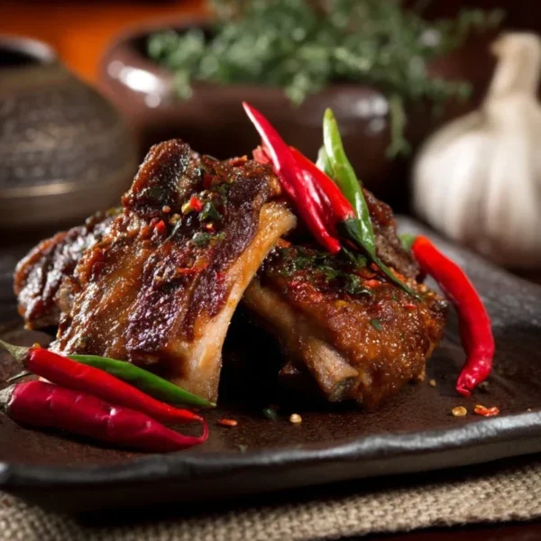 Hot And Spicy Pork Ribs Extra Meaty