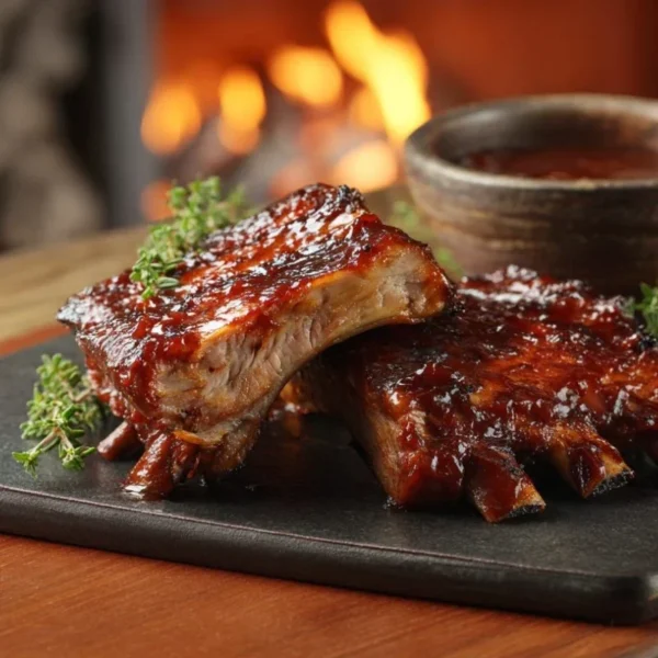 Pork Smokey BBQ Glazed Ribs Extra Meaty