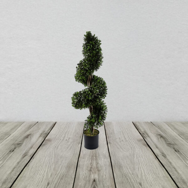 SPRIAL BUXUS ARTIFICIAL UV RESISTANT OUTDOOR TOPIARY TREE