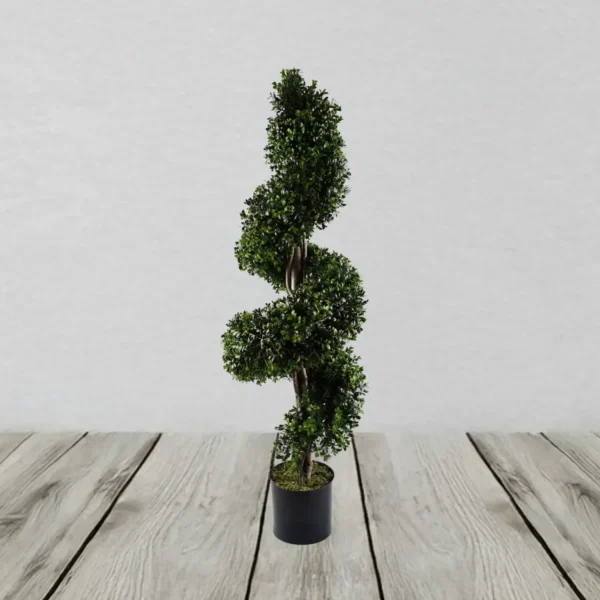 SPRIAL BUXUS ARTIFICIAL UV RESISTANT OUTDOOR TOPIARY TREE
