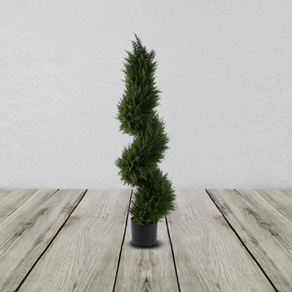SPRIAL CYPRESS ARTIFICIAL TOPIARY TREE