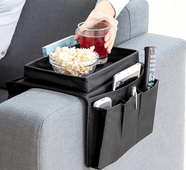 sofa tray control drink holder gift luxury