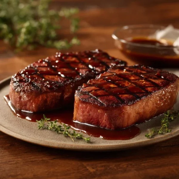 Sticky BBQ Beef Ribeye Steak 2