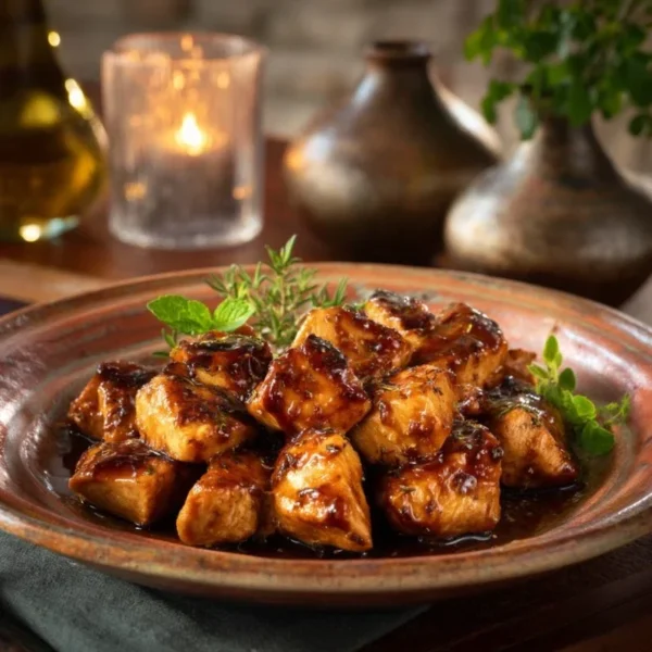 Sticky Chicken Breast Diced