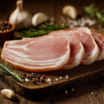 Bacon – rind on unsmoked back 250g