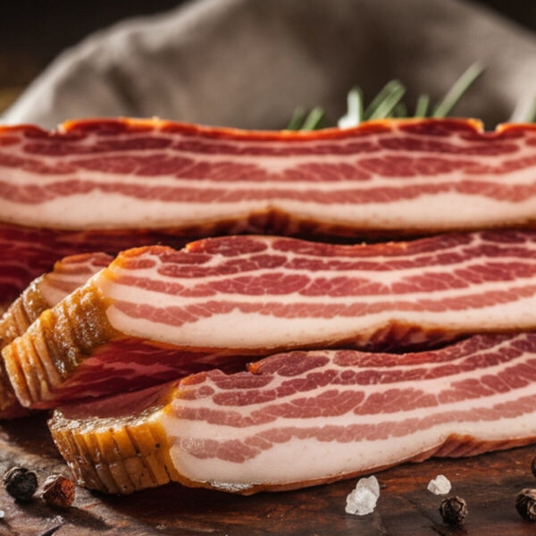 Bacon – rind on smoked streaky250g